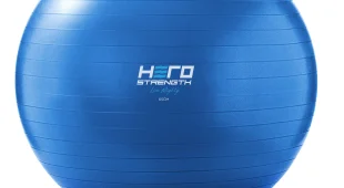 blue hero strength yoga ball and resistance loop