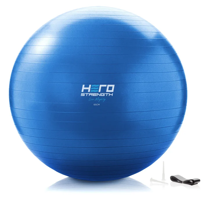 blue hero strength yoga ball and resistance loop