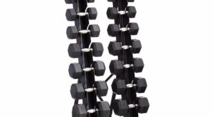 Vertical Twin Tower Dumbbell Rack | 10 Pairs